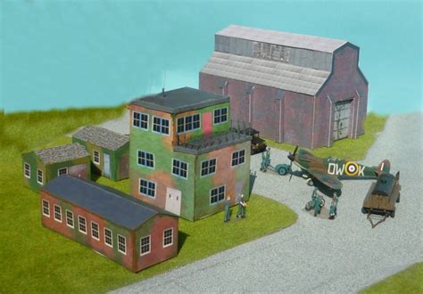 Airfield buildings in card - The Unofficial Airfix Modellers' Forum