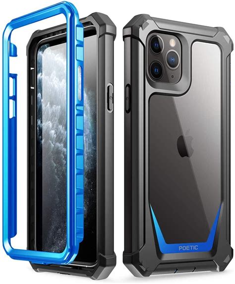 iPhone 11 Pro Case, Poetic Full-Body Hybrid Shockproof Rugged Clear ...