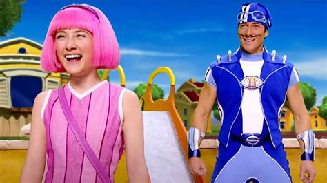 Lazy Town - STEPHANIE & SPORTACUS COMPILATION - YouTube