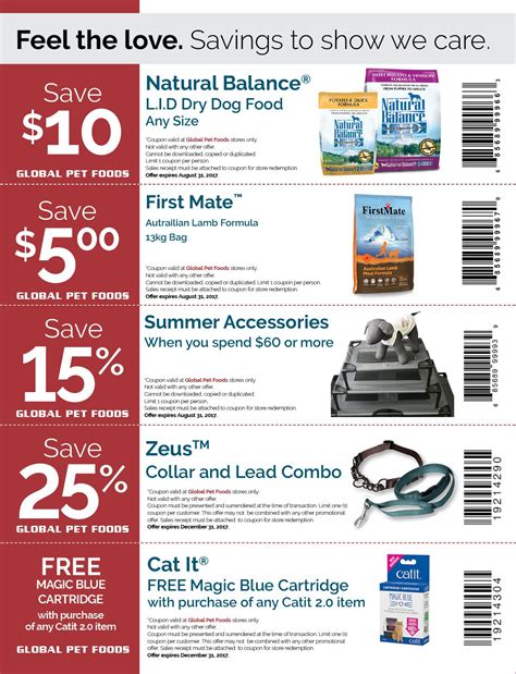 You'll find this page of coupons in the Summer, 2017 issue of our Healthy Pet Journal which can ...