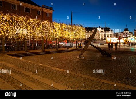 Christmas market , Nyhavn , Copenhagen harbour, Copenhagen, Denmark ...