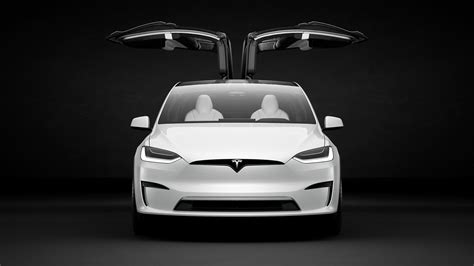 Download Vehicle Tesla Model X Plaid 4k Ultra HD Wallpaper