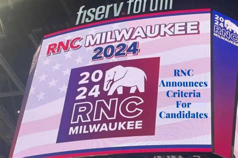 RNC Announces Criteria & Date for First Debate in Milwaukee