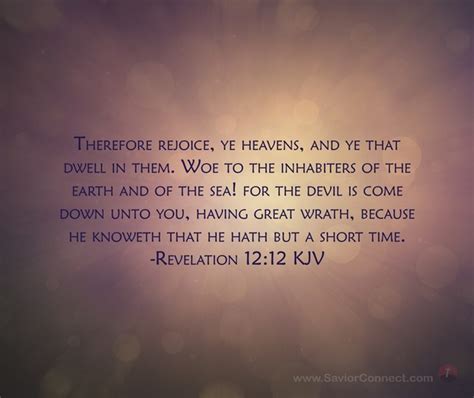 Revelation 12:12 KJV