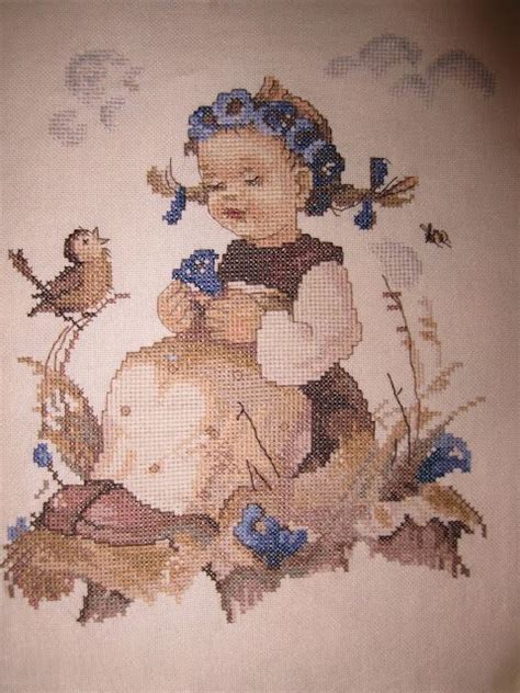 Hummel counted cross-stitch | Beautiful cross stitch, Cross stitch ...