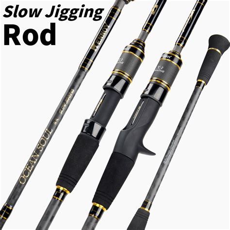 2020 AIKELANSI 1.83m MH/M Slow Jigging Rod Lure Weight 150 500g/80 300g 2 Section Ultralight ...