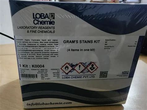 Gram Stain Kit, 2Kg, White at Rs 580/kit in New Delhi | ID: 2850520199191