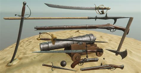 Pirate Weapons Pack | 3D Weapons | Unity Asset Store