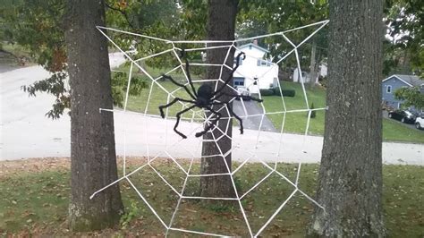 Making a GIANT Spider Web - YouTube