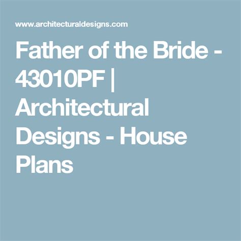 Plan 43010PF: Father of the Bride | Unique floor plans, Floor plans, House plans