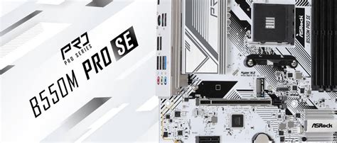 ASRock B550M PRO SE Motherboard With White PCB Pictured, Perfect For ...