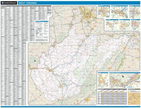 West Virginia by Rand McNally – American Map Store