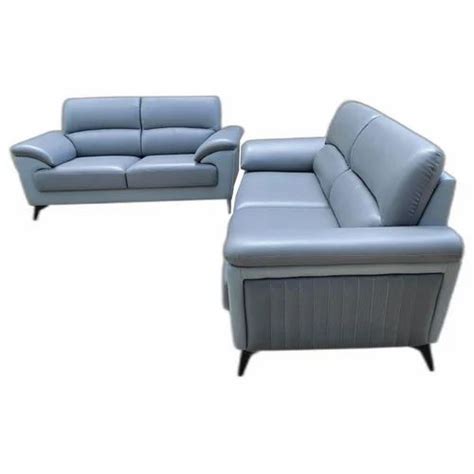 Leather Grey 5 Seater Corner Sofa Set at Rs 25000/set in Surat | ID ...