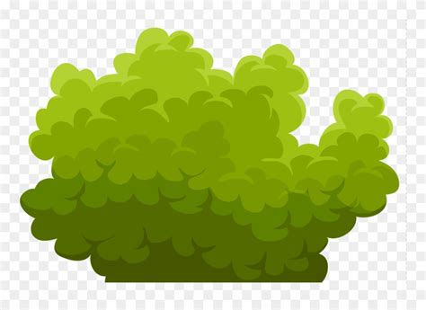 Green Bush Cliparts - Bush Png Clip Art Transparent Png (#449257) - PinClipart