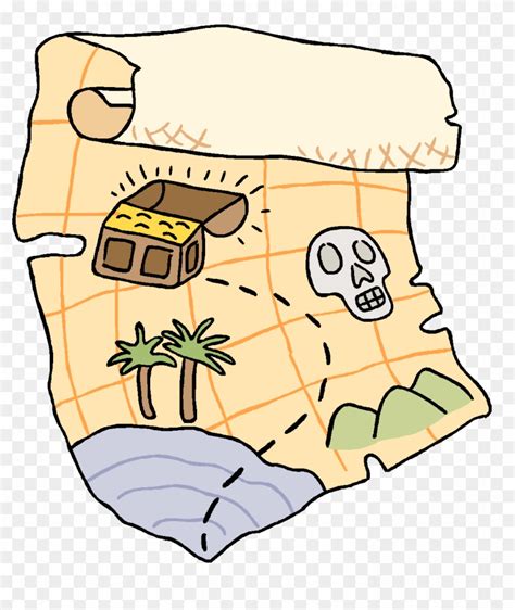 Treasure Map X Clipart