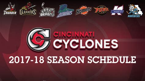 CYCLONES ANNOUNCE 2017-18 SCHEDULE - Cincinnati Cyclones