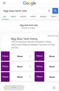 Bigg Boss Tamil Vote Season 4 | Voting Online | Missed Call Numbers ...