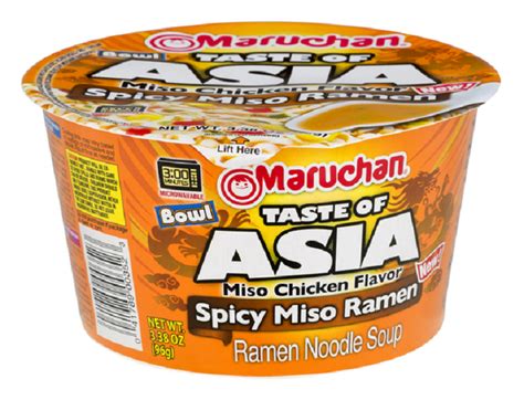 BOWL MARUCHAN SPICY MISO 6CT *90352 - Gold Star Distribution Inc