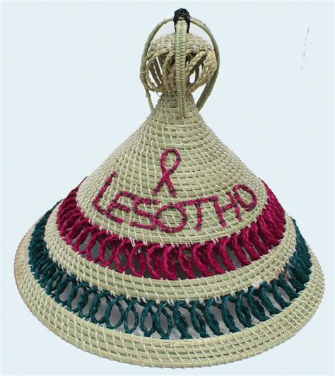 Mokorotlo, ethnic Basotho straw hat, full size. This is symbol of Lesotho country. | Basotho ...