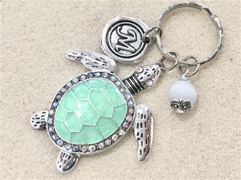 Sea Turtle Keychain Sea Turtle Gifts Sea Turtle Key Chain - Etsy