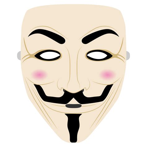 Guy Fawkes Mask Template | Free Printable Papercraft Templates