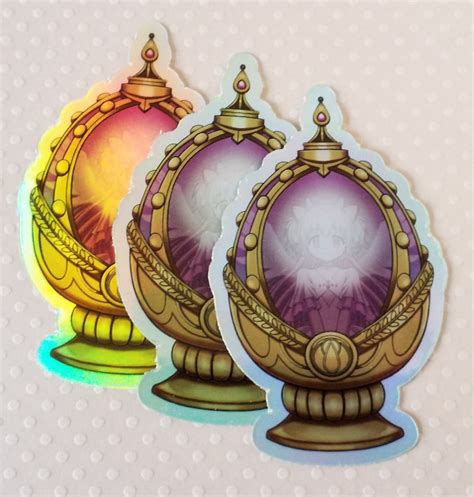 Madoka Magica Ultimate Madoka Soul Gem Holographic Vinyl | Etsy