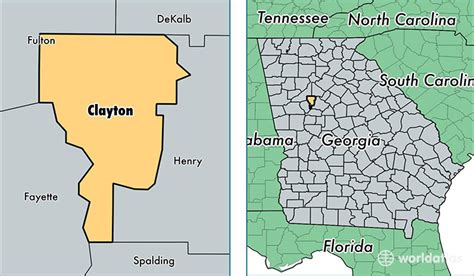 Clayton County, Georgia / Map of Clayton County, GA / Where is Clayton County?