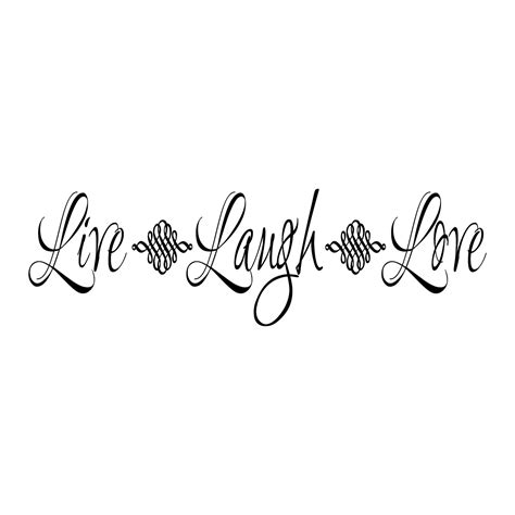 Live Laugh Love Vinyl Wall Decal, Home Blessings, Family Love