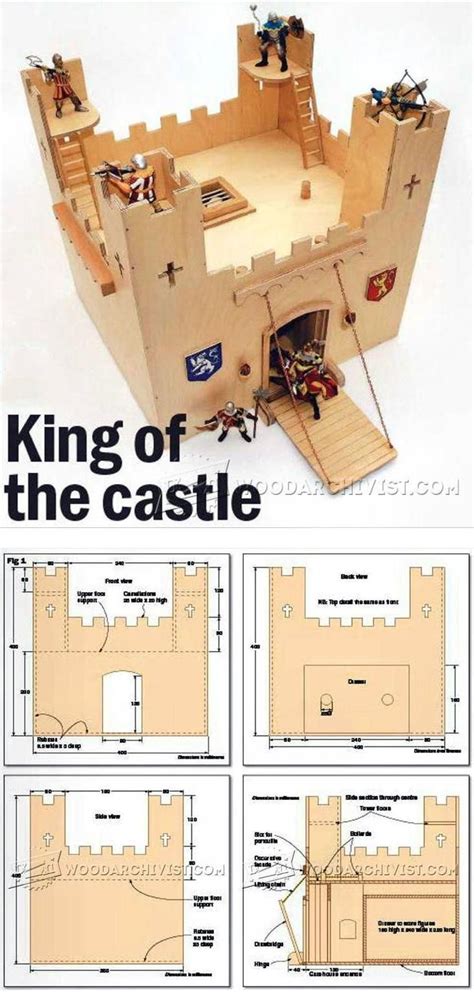 Wooden Castle Plans - Wooden Toy Plans and Projects | Woodworking Tips, Tricks, and Plans ...