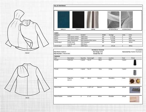 How to Use a Fashion Tech Pack Template — MADE Apparel Services