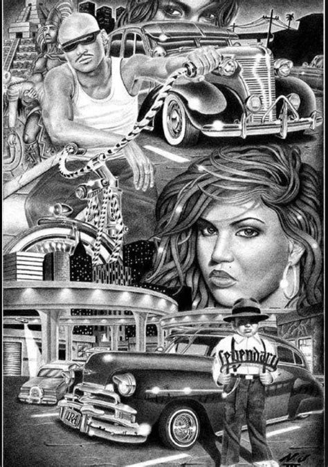 Lowrider Art Images / See more ideas about lowrider art, chicano art, oakland raiders logo.