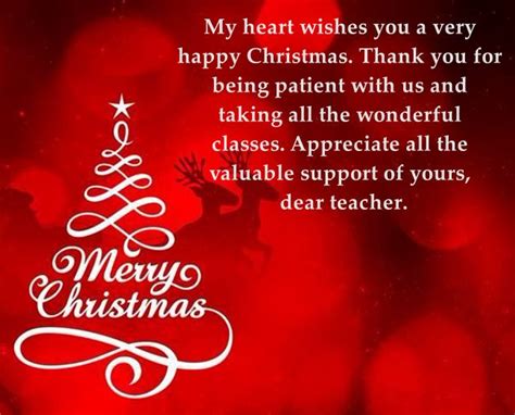 140 Merry Christmas Wishes For Teachers - Xmas Messages – Tiny Positive