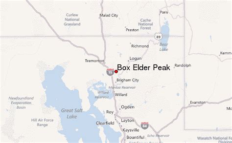 Box Elder Peak Mountain Information