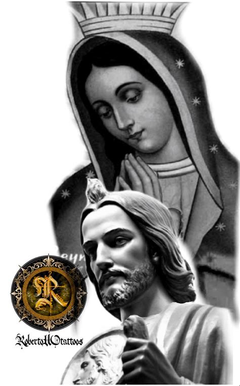 San judas tattoo | Tatuaje virgen, San juditas tadeo imagenes, San juditas tadeo