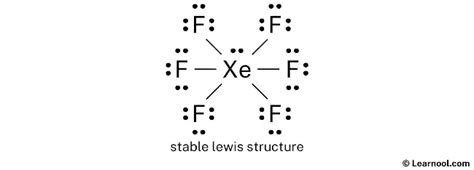 XeF6 Lewis structure - Learnool