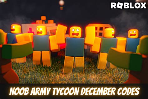 Roblox Noob Army Tycoon codes (December 2022)