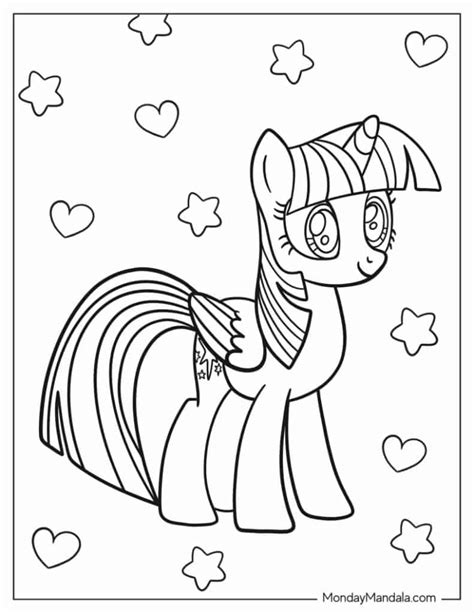 My Little Pony Twilight Sparkle Coloring Pages