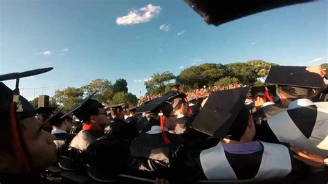 Cliffside Park HS Graduation Cap Toss - YouTube