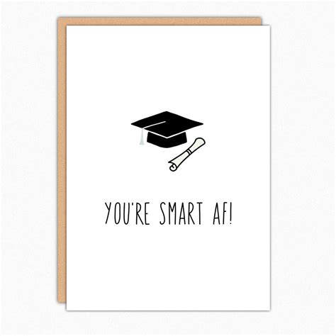 Funny Graduation Card Funny. Graduation Gift for Him for Her for Best Friend. Congrats Card ...