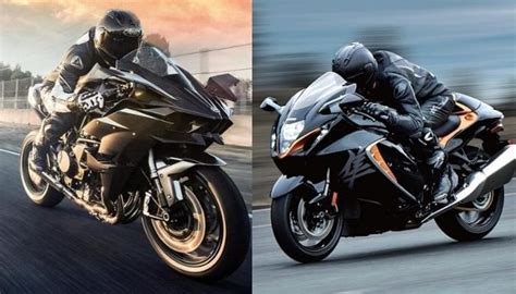 Suzuki Hayabusa vs Kawasaki Ninja H2R: Battle of The Bests from Japan : r/indianbikes