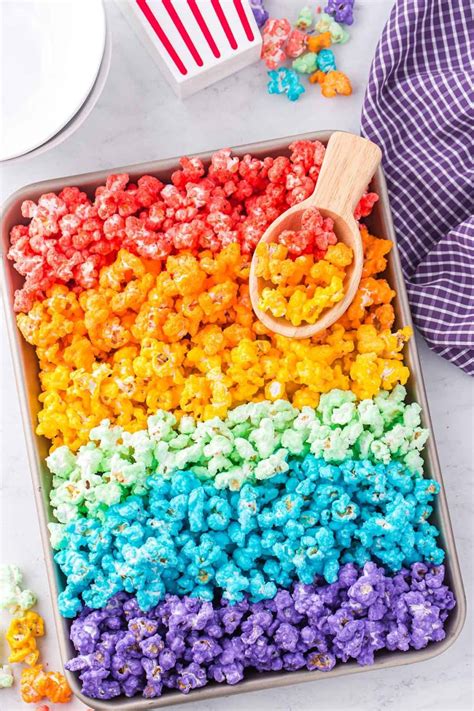 Rainbow Popcorn (Unicorn Popcorn) - Princess Pinky Girl