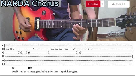 Narda Guitar Chords