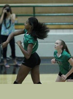 Asjia O'Neal, daughter of NBA veteran Jermaine O'Neal, has volleyball stardom within reach after ...