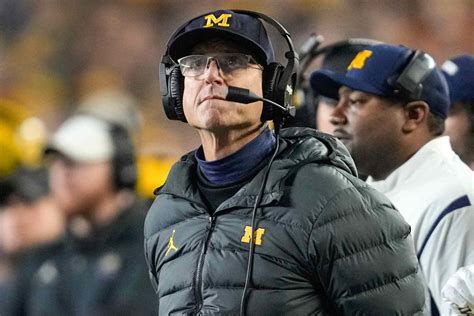 Michigan Head Coach Jim Harbaugh Suspended from Attending Final Big 10 ...