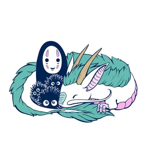 Spirited Away No Face Kaonashi and Haku Badge Pins - Ghibli Store