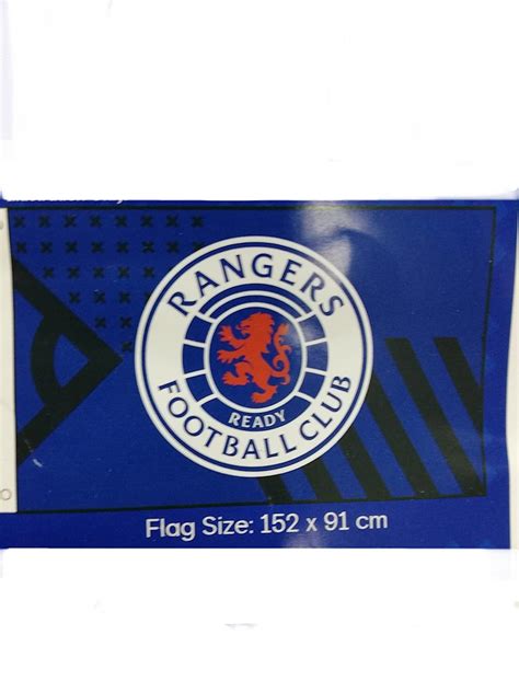 Rangers FC Football Flag 5ft x 3ft : Amazon.co.uk: Sports & Outdoors