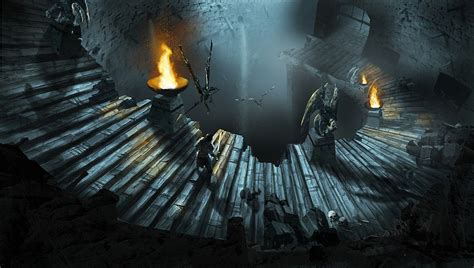 Dungeon Siege, Crypt stairs | Locked wallpaper, Dungeons and dragons, Art wallpaper