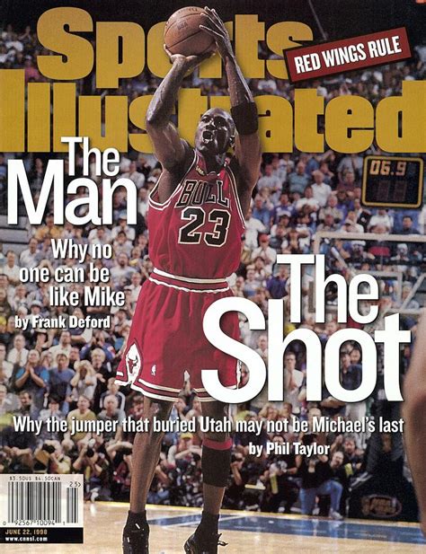 Chicago Bulls Michael Jordan, 1998 Nba Finals Sports Illustrated Cover ...