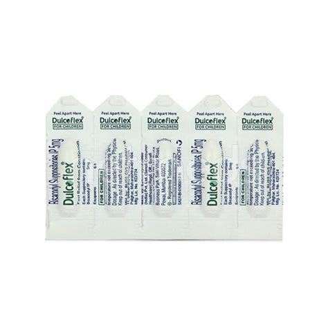 Dulcoflex Child Suppository 5'S : Price, Uses, Side Effects | Netmeds