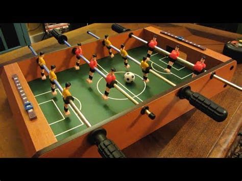 $16 Foosball Table Top Demo - YouTube